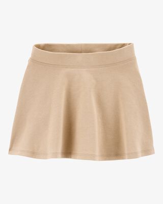 Product image 1 of Toddler Ponte Knit Uniform Skirt - Khaki