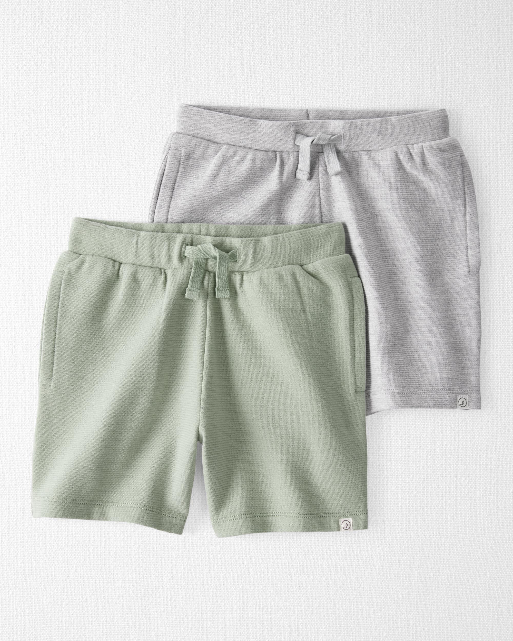 Kid 2-Pack Organic Cotton Shorts - Little Planet | Carter's