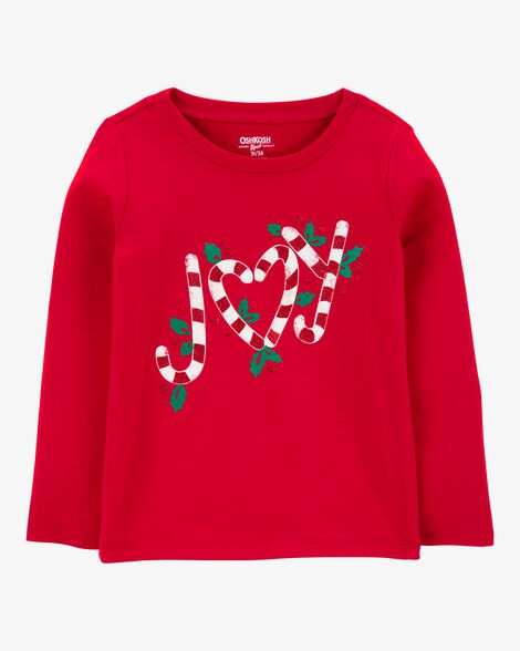 Product image 1 of Toddler Joy Holiday Shirt - Red