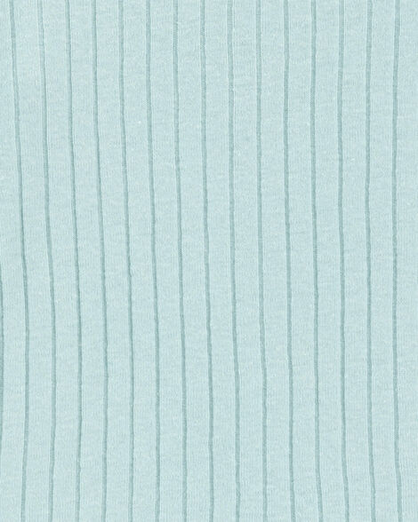Product image 2 of Toddler Ribbed Cotton Blend 2-Piece Pajamas - Teal