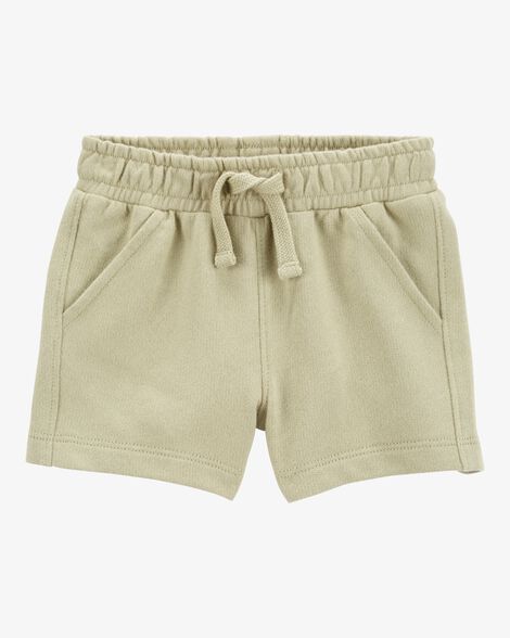  Product image 1 of Baby Pull-On French Terry Shorts - Tan