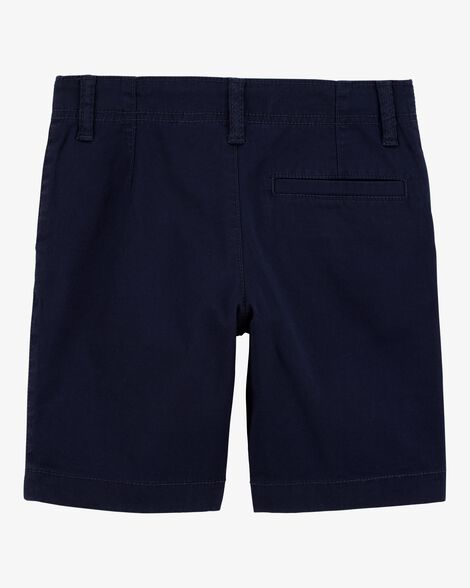 Product image 2 of Kid Stretch Chino Uniform Shorts - Navy