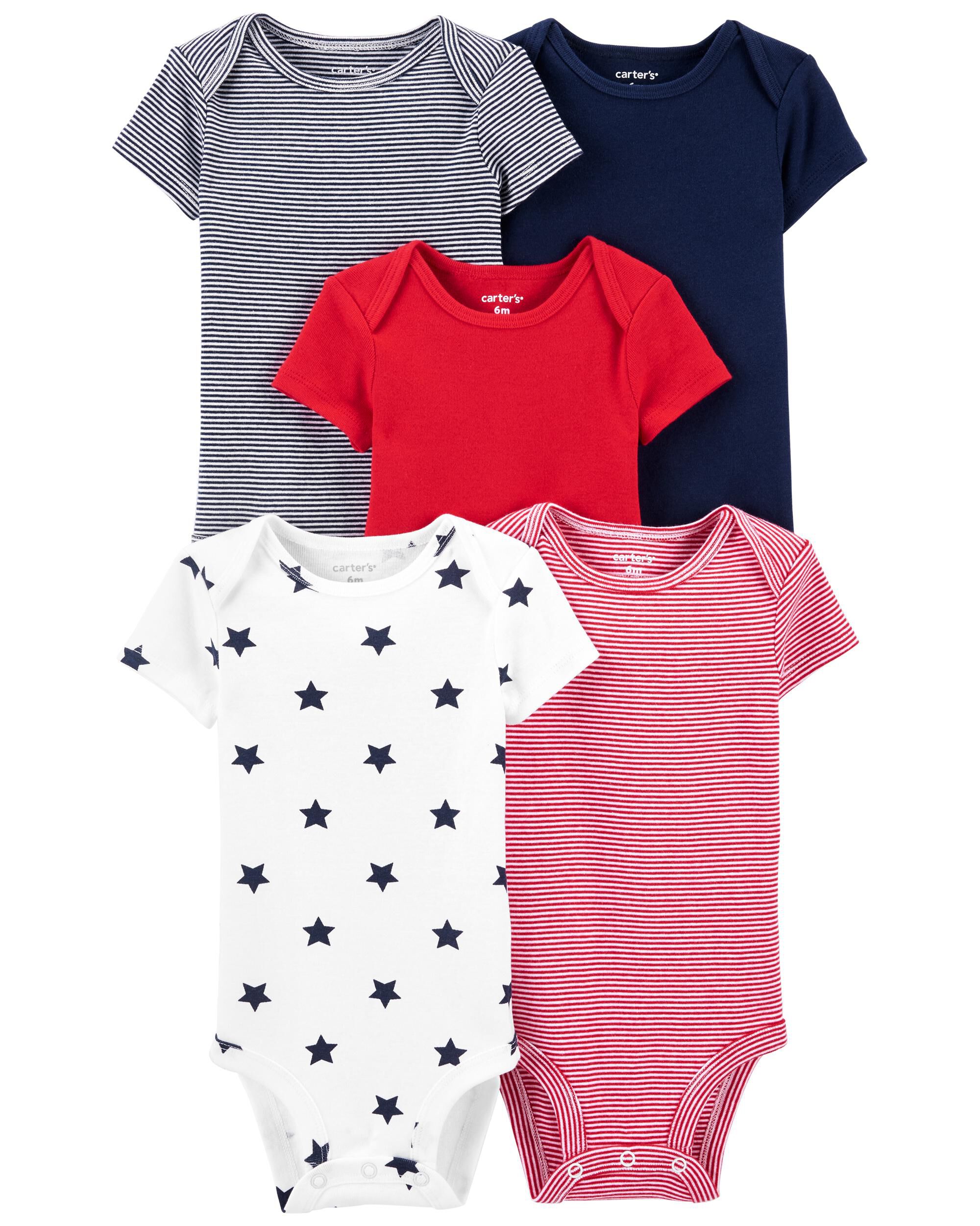 5-Pack Short-Sleeve Bodysuits