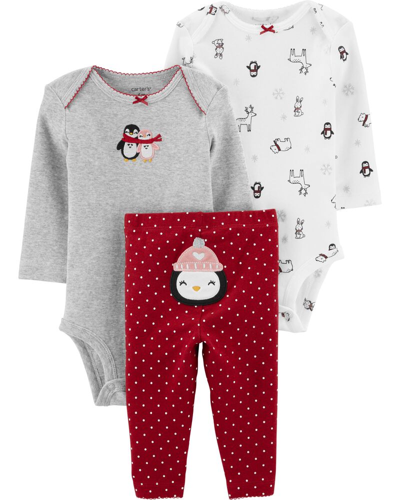 3 Piece Penguin Little Character Set Carters Com