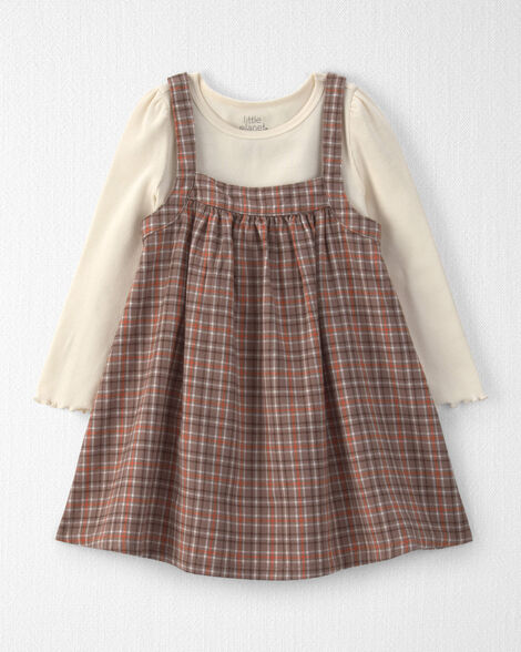 Toddler Girl 2-Piece Organic Cotton Jumper Set