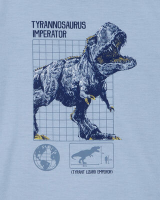 Product image 2 of Boys Dinosaur Loose Fit 2-Piece Pajamas - Blue