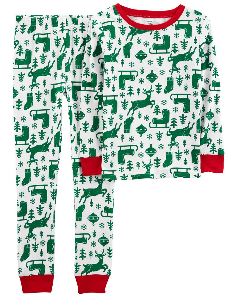  2-Piece Christmas 100% Snug Fit Cotton