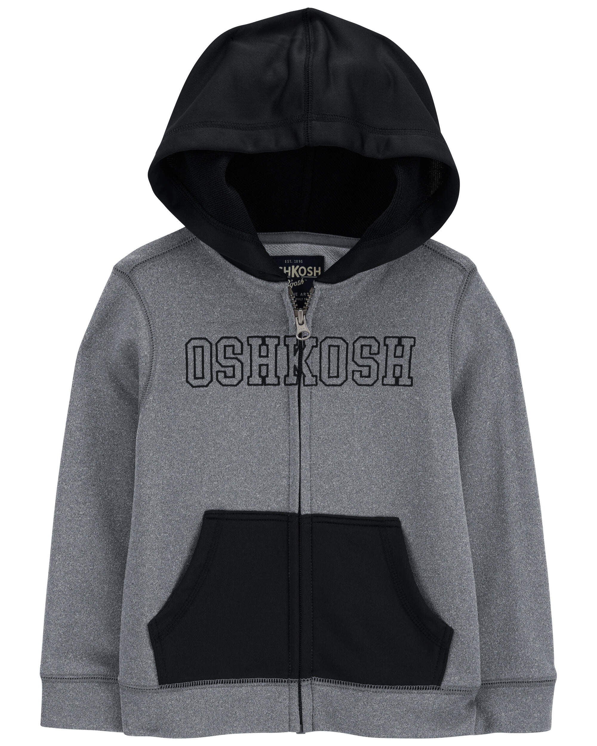 Toddler Colorblock Fleece Knit Jacket - Red - OshKosh | Carter's