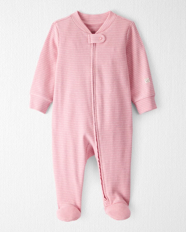 Product image 1 of Baby Organic Cotton Sleep & Play in Pink Stripes