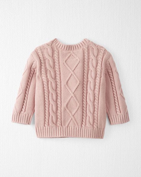  Product image 2 of Baby Organic Cotton Cable Knit Sweater
