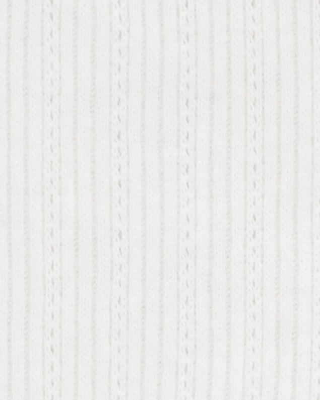 Product image 2 of Kid Pointelle Baby Tee - White