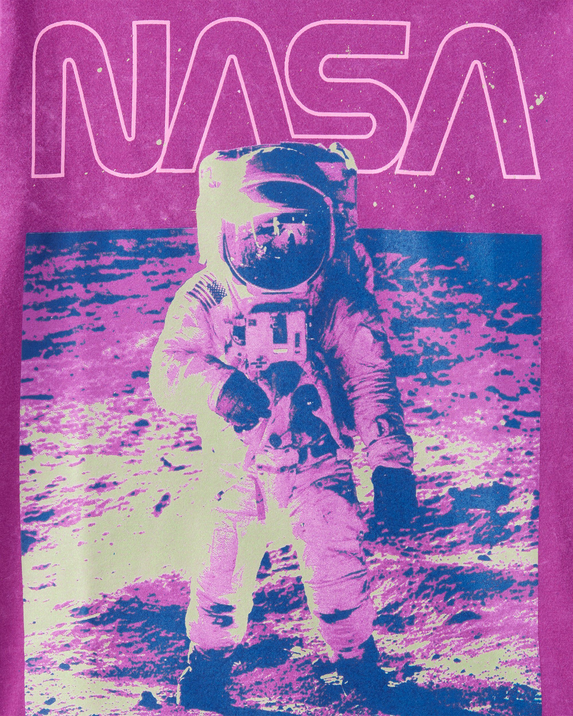 Kid NASA Space Short-Sleeve Graphic Tee - Purple