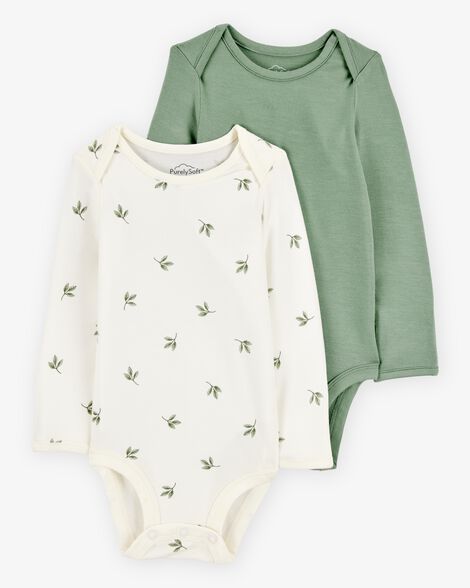  Product image 1 of Baby 2-Pack Long-Sleeve PurelySoft Bodysuits
