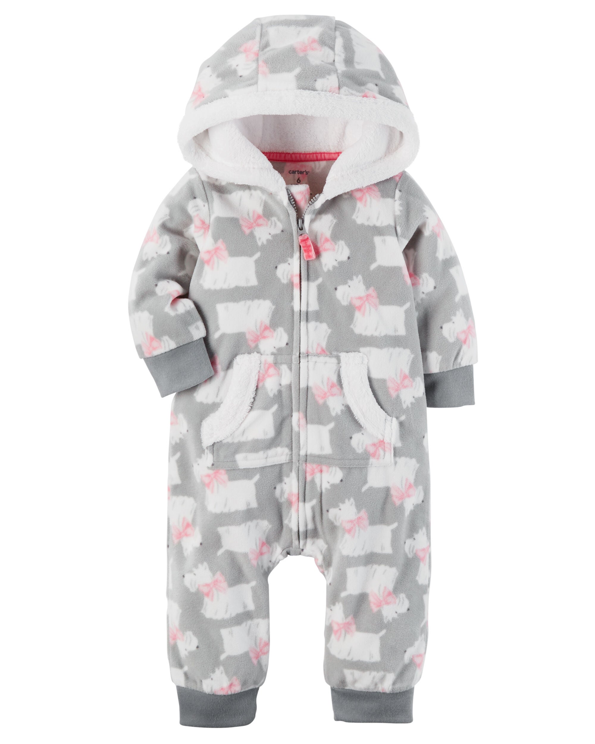 carters fleece jumpsuit