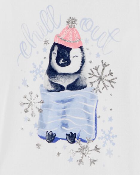  Product image 2 of Kid 4-Piece Penguin 100% Snug Fit Cotton Pajamas