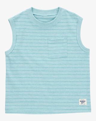 Product image 1 of Baby Striped Textured Tank - Blue