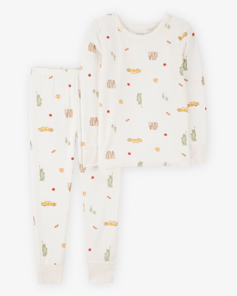  Product image 1 of Toddler New York City Print PurelySoft 2-Piece Pajamas - Ivory