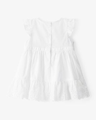 Product image 2 of Baby Textured Eyelet Dress- White