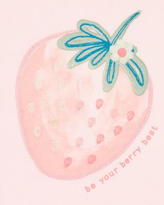 Product image 2 of Toddler Short-Sleeve Strawberry Fashion Top