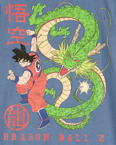  Product image 4 of Kid Drago Ball Z Graphic Tee - Navy