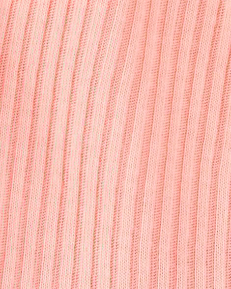 Product image 2 of Toddler Girl Solid Loose Fit 2-Piece Pajamas - Coral