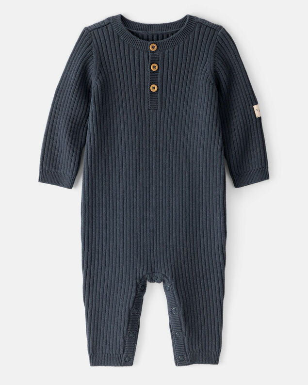 Product image 1 of Baby Button-Down Sweater Jumpsuit