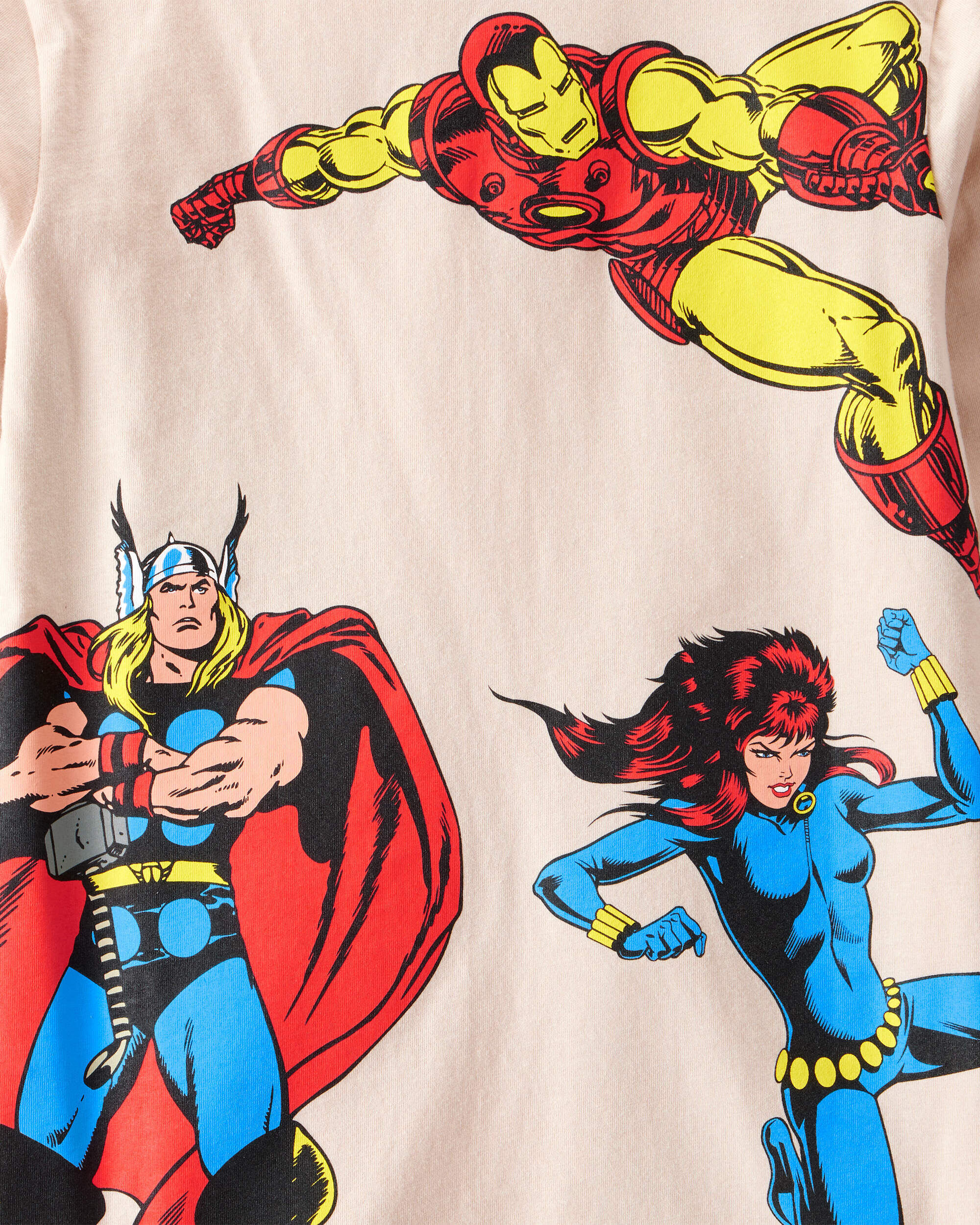 Boys 3-Pack ©Marvel Print Long-Sleeve Top - Pink/Red