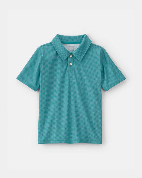 Boys Active Polo Shirt - Blue