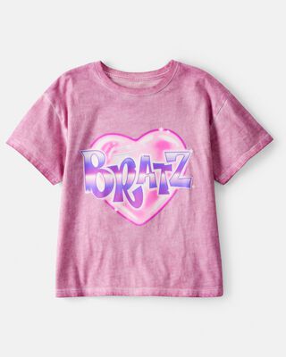 Product image 1 of Kid Bratz Short-Sleeve Graphic Tee - Pink