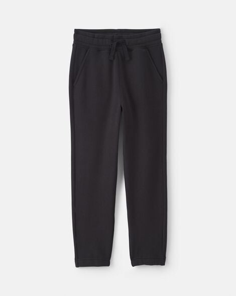 boys fleece joggers - black