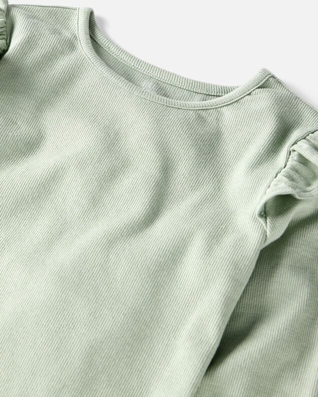 Product image 2 of Girls 3-Pack Organic Cotton Ribbed Tees