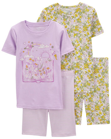 Kid 2-Pack Floral Pajamas Set