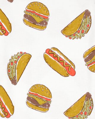 Product image 2 of Kid 2-Piece Food Print 100% Snug Fit Cotton Pajamas