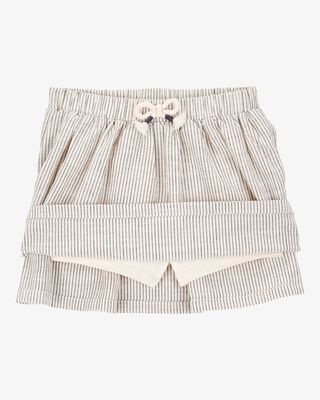 Product image 2 of Toddler Striped Pull-On Skort
