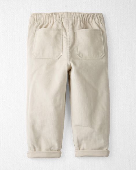  Product image 4 of Toddler Organic Cotton Corduroy Pants in Toasted Wheat