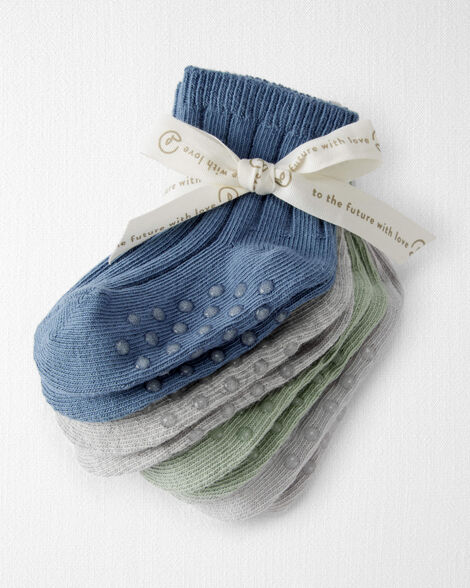  Product image 2 of Baby Girl 4-Pack Socks Made with Organic Cotton