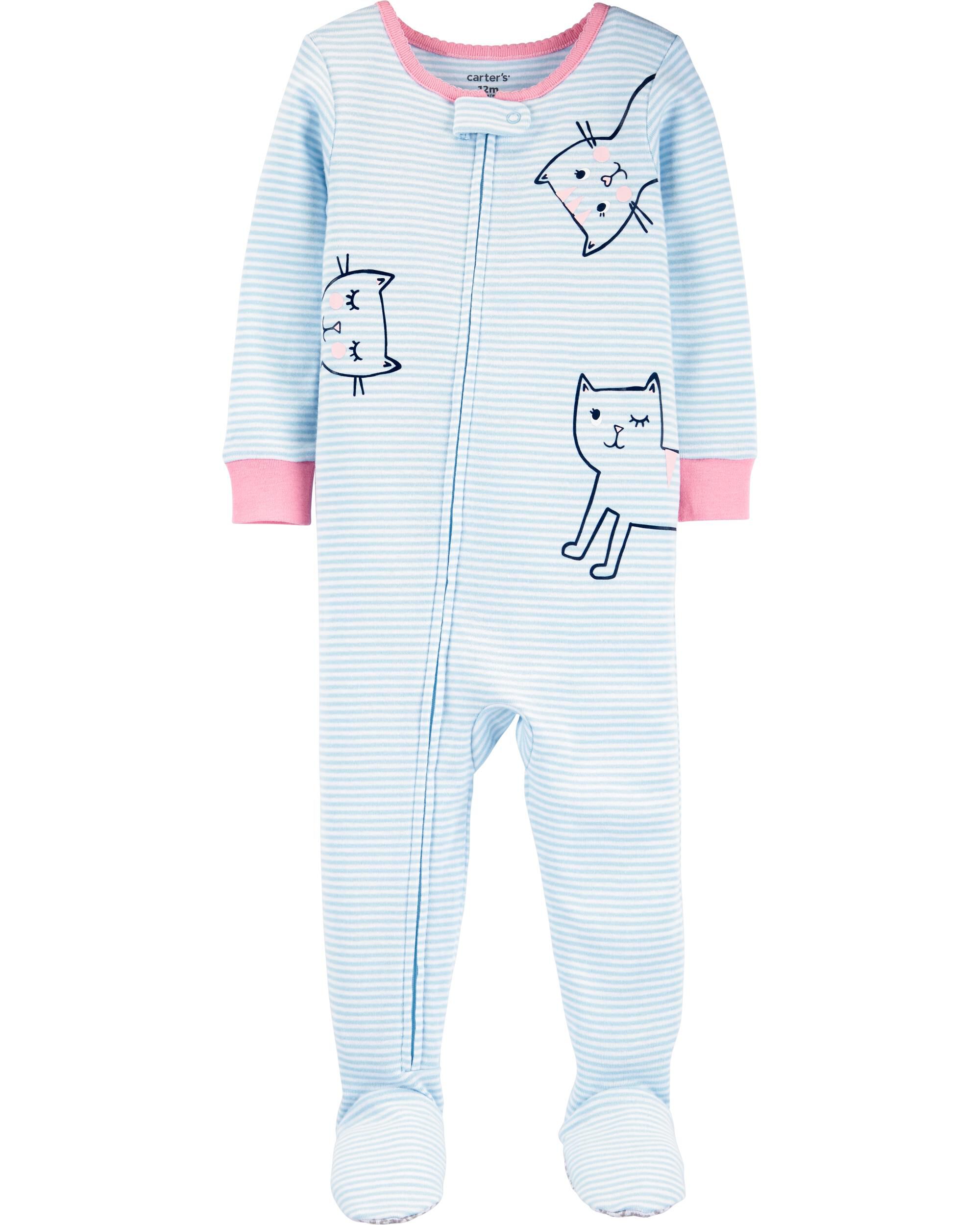carters cat pajamas