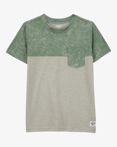  Product image 1 of Kid Solid Short-Sleeve Pocket Tee - Green