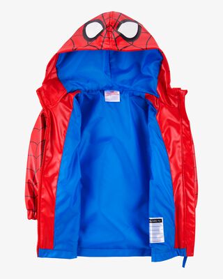 Product image 2 of Toddler Spider-Man Rain Jacket - Red