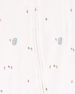 Product image 2 of Baby Owl 2-Way Zip Cotton Sleep & Play Pajamas