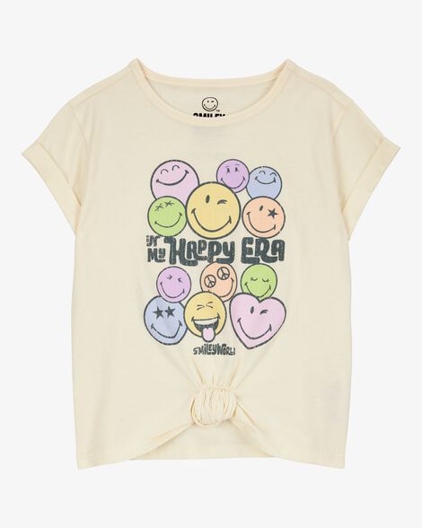 Product image 1 of Kid SmileWorld Graphic Tee - Cream