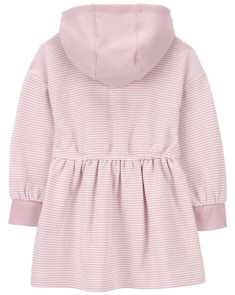  Product image 2 of Toddler Striped Hooded Dress