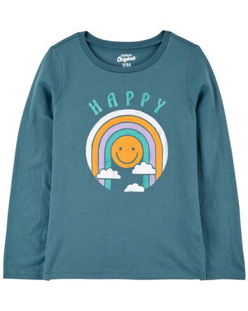 Kid Happy Rainbow Graphic Tee