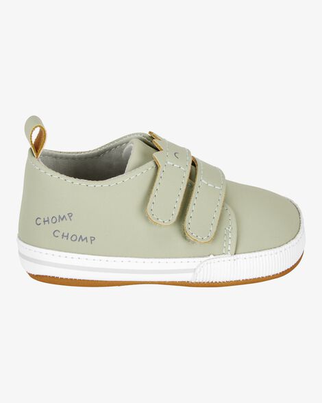  Product image 2 of Baby Dinosaur Slip-On Shoes - Olive