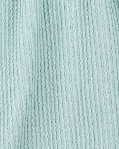 Product image 3 of Kid Ribbed Textured Drawstring Skort - Green