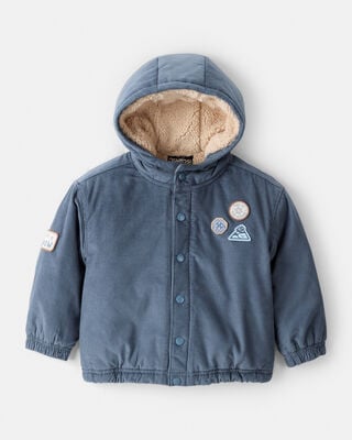 Toddler Boy Recycled Velour Jacket 