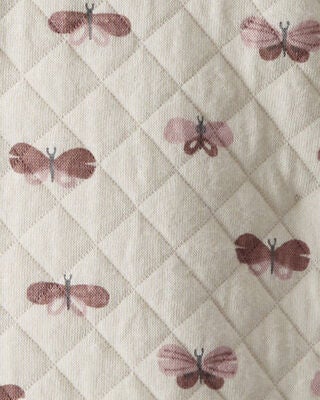 Product image 2 of Baby Organic Cotton Quilted Double Knit Butterfly Jumpsuit