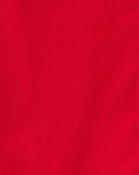  Product image 3 of Toddler Lightweight Canvas Shortalls - Red