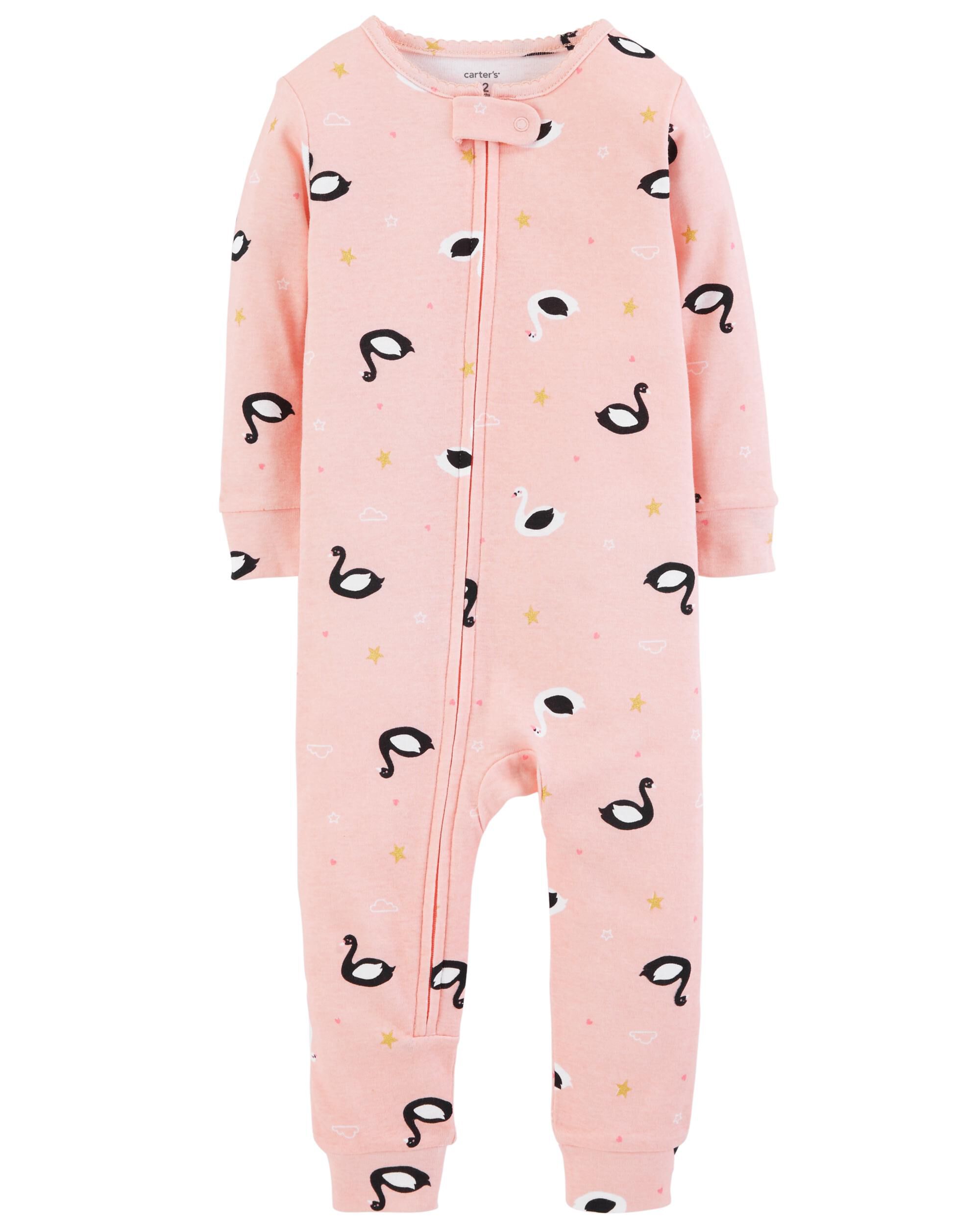 carters swan pajamas