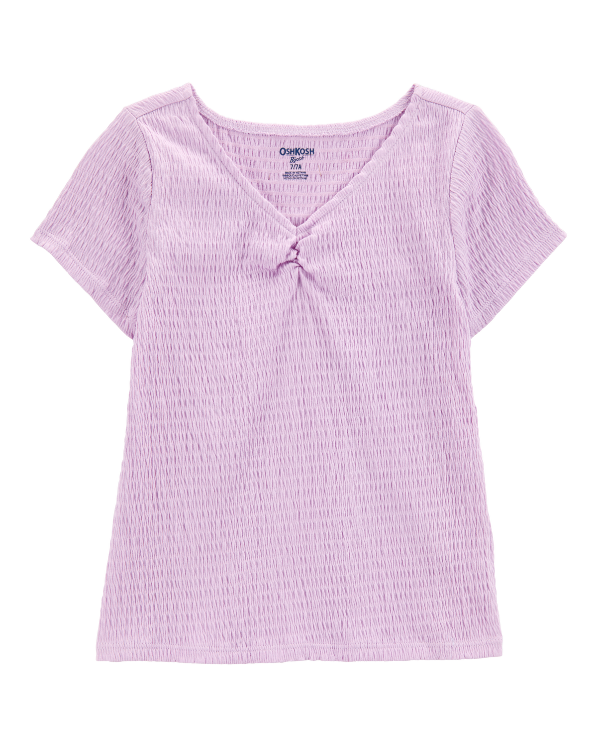 Kid Short-Sleeve Crinkle Top - Purple - OshKosh | Carter's